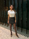 Tshirt strass collana