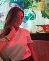 Tshirt strass collana