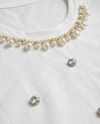 Tshirt strass e perle